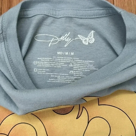 Dolly Parton Light Blue Tee size M - Picture 2 of 5